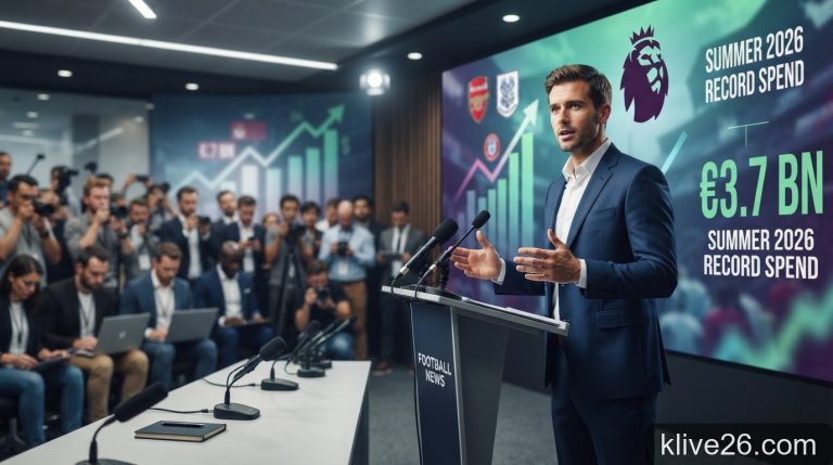 Kỳ chuyển nhượng Hè 2026: Premier League thiết lập trật tự tài chính mới với kỷ lục 3,7 tỷ euro